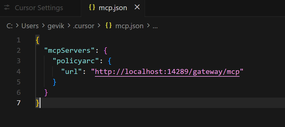 Filled mcp.json
