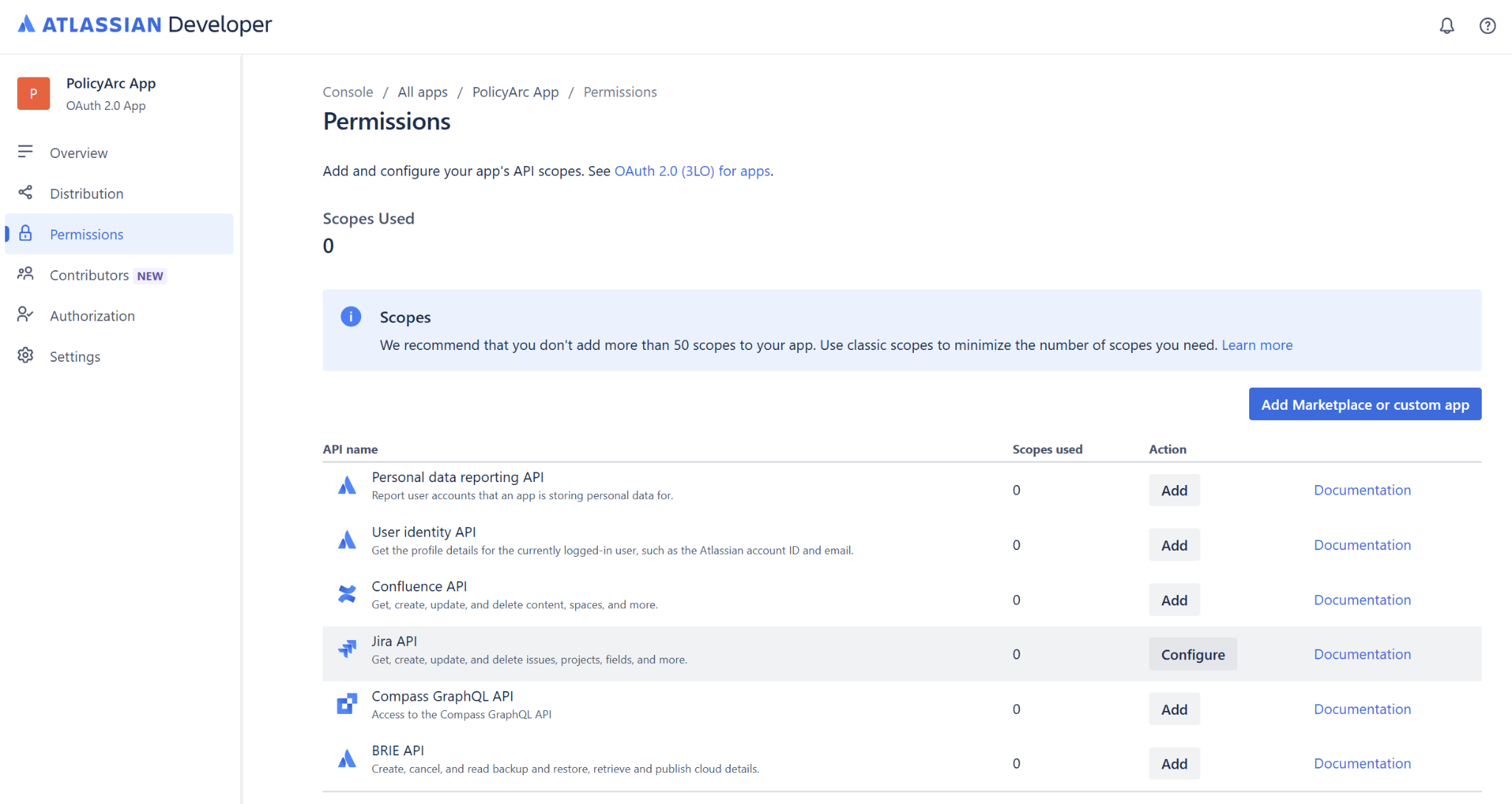 Permissions — Jira API